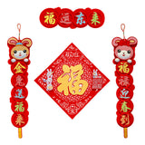 Maxbell Chinese Couplet Set Spring Festival Creative Household Door Stickers Decals
