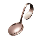 Maxbell Serving Spoons Soup Spoons Serving Spoon Tasting Spoon Stainless Steel Spoon Rose