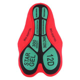 Maxbell Bicycle Bike Underwear Shortie Shorts Pants Cushion Pad 12D Red Green