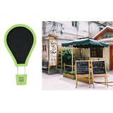 Maxbell Balloon Shape Wooden blackboard Wall Hanging Message Board Chalkboard Green