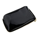 Max PVC Traveling Makeup Organizer Bag Portable Toiletry Zipper Pouch Black
