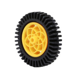 Max 80mm Diameter TT-Motor Steering Wheel Wheel for DIY Robot Car Accessories