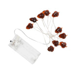 Maxbell LED Christmas String Lights Lamps Hanging Ornament for Holiday Bar Home 1M