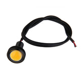 Maxbell Eagle Eye LED DRL Lights Car Daytime Reverse Signal Bulbs Yellow 12V 9W 23mm