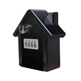 Maxbell Waterproof Lock Box Put 12Pcs Keys Storage Box for Wall Outside Emergency Black