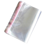 Maxbell 100pcs Transparent Opp Bag Plastic Bags Self Adhesive Seal  22x34cm Thicker