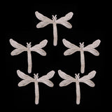 Max 5 Pieces Embroidery Lace Patches Appliques for Clothes Dress Decor Dragonfly