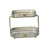 Maxbell Multi Layer Storage Shelves Decoration Large Capacity for Bedroom Hotel Clear