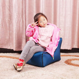 Max Inflatable Waterproof Children Seat Sofa Baby Chair Bean Bag Blue