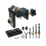 Maxbell 3 in 1 Locator Hole Puncher Dowel Jig Kit Universal Easily Operate Portable