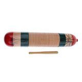 Maxbell Large Wooden Guiro Hand Percussion Kids Rhythm Toy Birthday Christmas Gift