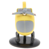 Maxbell Creative Solar Powered Propeller Rotating Helicopter Car Ornament Yellow