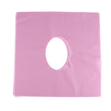 Maxbell 100pcs Non-woven Massage Disposable Headrest Paper/Face Pillow Cushion Cover Pink