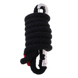 Maxbell 14mm Equestrian Horse Riding Lead Ropes Halters Cotton Weave Rein Black 2.5m