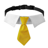Maxbell Modern Dogs Collar Walking Traveling Pets Gifts Boys Girls Dogs Pet Bow Tie Yellow