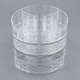 Maxbell Acrylic Makeup Cosmetic Organizer&Drawer 360 Degree Rotating Fish Scales