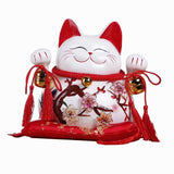 Maxbell Lucky Cat Money Bank Saving Jar for Housewarming Home Decor Business Opening Style A