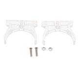 Max 50mm Mounting Bracker C Shape Buckle for Computer Water Cooling Tank White