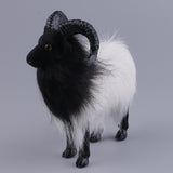 Max Simulation Goat Sheep Figurines Animal Plush Toy Home Ornaments Decoration