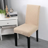 Max Dining Room Chair Cover Stool Seat Protector Banquet Chair Slipcover Beige