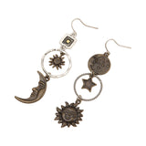 Maxbell Vintage Pendant Earrings Mythology Irregular Asymmetric for Girls Wife