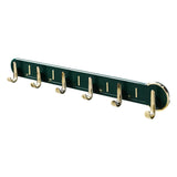 Maxbell Key Holder Home Decor Clothes Hanger Wall Mounted for Hat Green