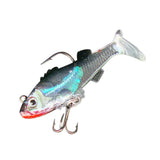 Maxbell 6cm 3D Eyes Artificial Lures Life-like Fishing Lures Bionic Minnow Baits with Hooks
