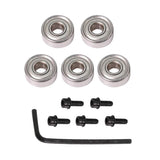 Max Maxb Router Bit Top and Shank Bearings Accessory 5pcs Inner 4.76mm Outer 12.7mm