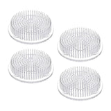 Maxbell 4x Flower Frogs Round Floral Arrangement Pin Holder for Home Decor Gardening