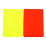 Maxbell Soccer Referee Cards Set PVC Football Yellow and Red Card for Outdoor Sports Card Only