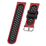 Maxbell Silicone Wristband For Fitbit Versa2 Smart Watch Replacement Red+Black1