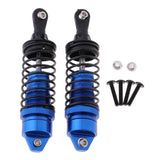 Max 2x Colorful Metal Front Shock Absorbers for TRAXXAS Short Truck Dark blue