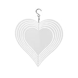 Maxbell Heat Sublimation Wind Chimes Blank, Metal Crafts Hollow Out Wind Turntable Heart