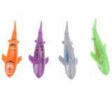 Maxbell 4Pcs Colorful Diving Sticks Kids Swimming Underwater Toy Shark Torpedo