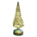 Maxbell Christmas Tree Night Light Ornament Xmas Tree for Party Festival Living Room Green