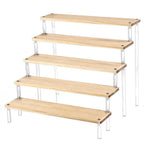 Maxbell Transparent Acrylic Display Riser Shelf Organizer for Model Cosmetic Perfume