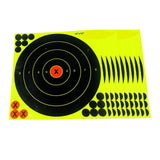 Maxbell 10x Shooting Targets Splatter Reactive Paper Sticker Adhesive Practice Range