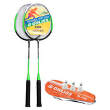 Maxbell 2x Badminton Racquets Playing Badminton Racket Sets for Lawn Green