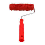 Max 7" Assorted Embossed Floral Pattern Painting Roller with Plastic Handle K