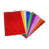 Maxbell 10Pcs Craft Foam Sheets Glitter DIY for Toys Christmas Cards Kindergarten B