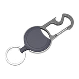 Maxbell Keychain Carabiner Anti Lost Heavy Duty Reusable for Office Home Outdoor black