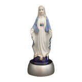 Maxbell Bedside Table Lamp Ceramic Virgin Mary Statue Dining Room LED Night Light