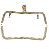 Maxbell Metal Purse Clasp Frame Lock Handle DIY Bag Clasp Lock Accessories Bronze