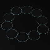 Maxbell 10pcs 1mm Thick Clear Flat Mineral Glass Watch Replace Part Watchmaker 16.5