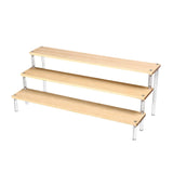 Maxbell Transparent Acrylic Display Riser Shelf Organizer for Model Cosmetic Perfume