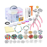 Maxbell 1set Jewelry Making Starter Kit DIY Accessory Tools Beads Pliers Pins Wires