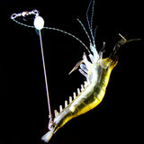 Maxbell 9.4cm Lifelike Sinking Shrimp Saltwater Soft Fishing Lures with Hook