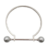 Maxbell High grade shallow gold clip Silver