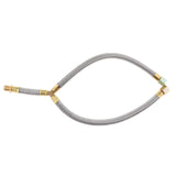 Maxbell 3/8" Flare Stainless Steel Braided Gas Connection Hose Propane Transfer Pipe