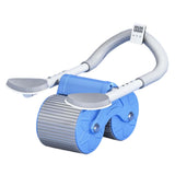 Maxbell Professional Ab Roller Wheel Ab Machine Home Gym for Women Men Exercise Blue Timing Adjust